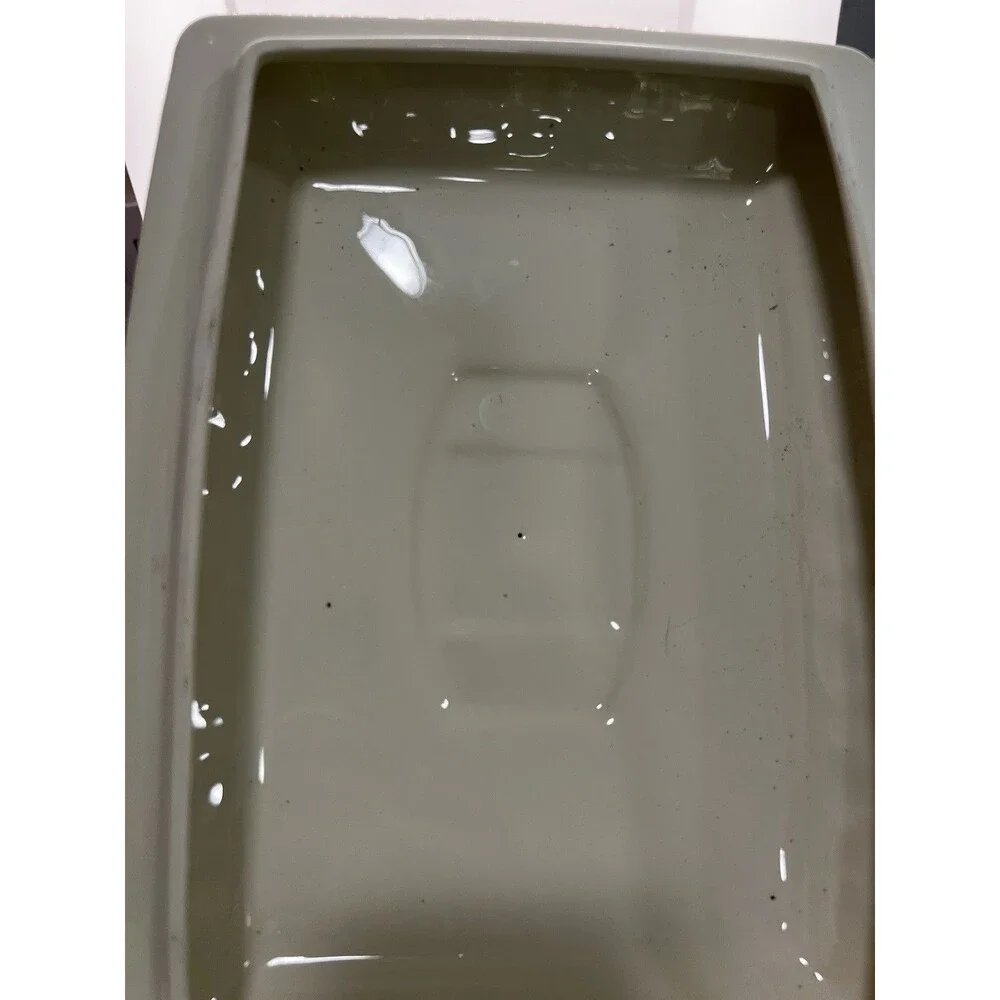 Belleek Everyday Shamrock 2 Qt Covered Casserole Handmade Ireland irish table